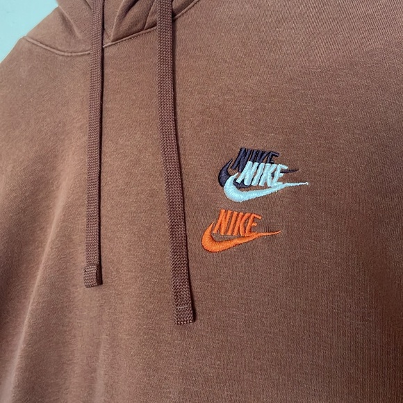Nike Multi-Logo Hoodie - LG - Picture 2 of 6